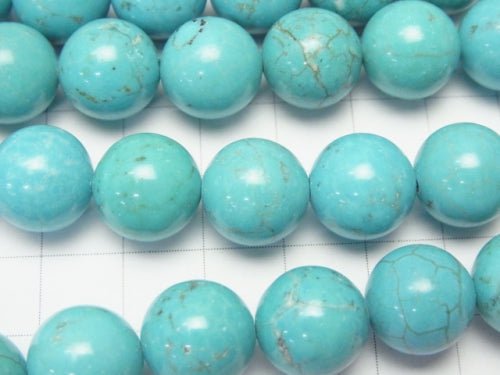 1strand $6.79! Magnesite Turquoise Round 12mm 1strand beads (aprx.15inch/36cm)