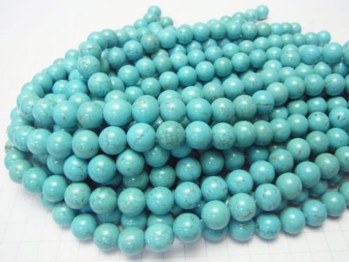 1strand $6.79! Magnesite Turquoise Round 12mm 1strand beads (aprx.15inch/36cm)