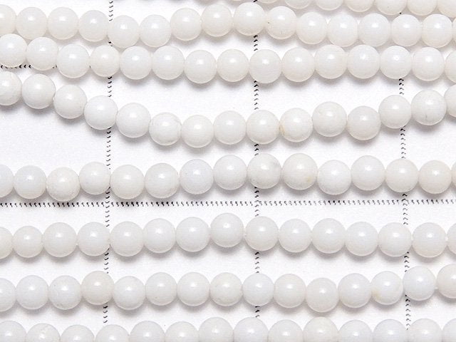 White Onyx AAA Round 2mm 1strand beads (aprx.15inch/38cm)