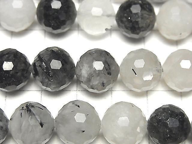 High Quality! Tourmaline Quartz AA 128 Faceted Round 12mm Half or 1strand beads (approx. 15 inches/36 cm)