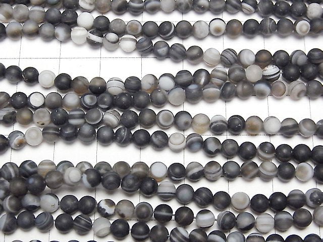 1strand $6.79! Frost Tibetan Agate (Eye Agate) Round 4mm 1strand beads (aprx.15inch / 36cm)