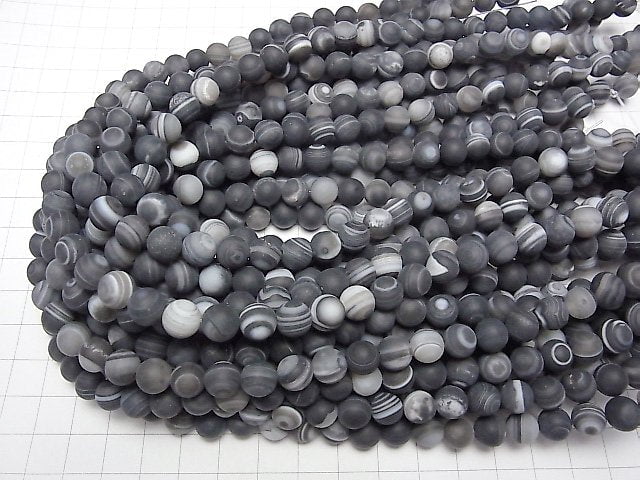 1strand $6.79! Frost Tibet Agate (Eye Agate) Round 8mm 1strand beads (aprx.15inch / 37cm)