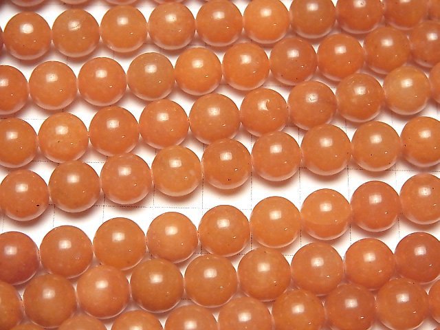 Orange Aventurine Round 10mm 1strand beads (aprx.15inch / 38cm)