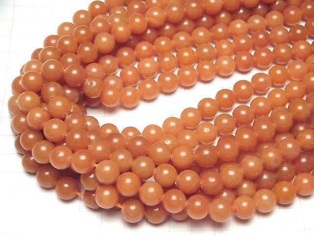 Orange Aventurine Round 10mm 1strand beads (aprx.15inch / 38cm)