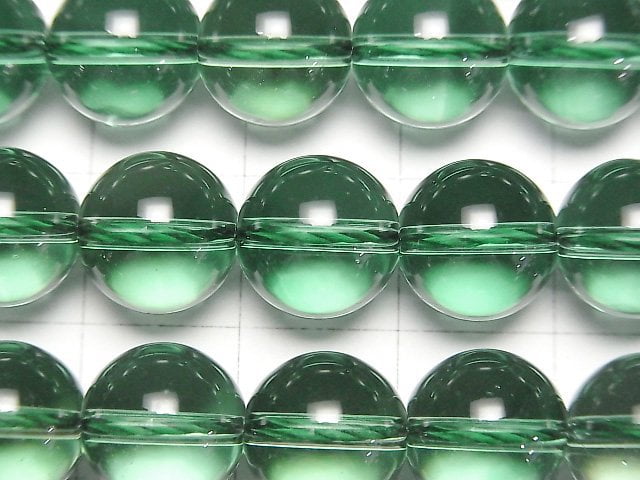 Green Quartz Round 10mm half or 1strand beads (aprx.15inch/37cm)