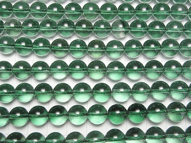 Green Quartz Round 10mm half or 1strand beads (aprx.15inch/37cm)