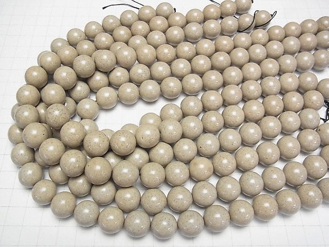 Taiwan Hokutolite Round 14mm 1/4 or 1strand beads (aprx.15inch/37cm)