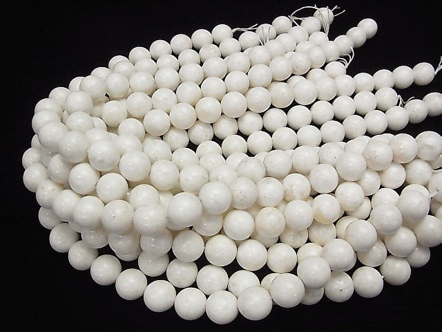 Zeolite Round 14mm half or 1strand beads (aprx.15inch/38cm)