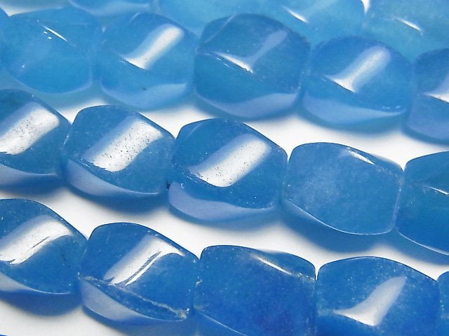 Jade, Rice, Twist Gemstone Beads