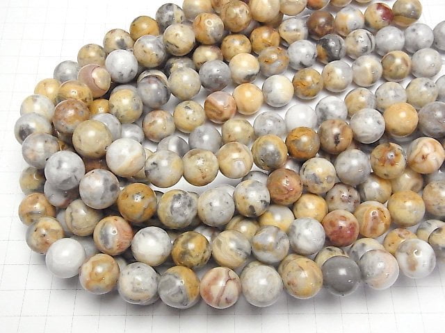 Crazy Lace Agate Round 14mm half or 1strand beads (aprx.14inch/35cm)