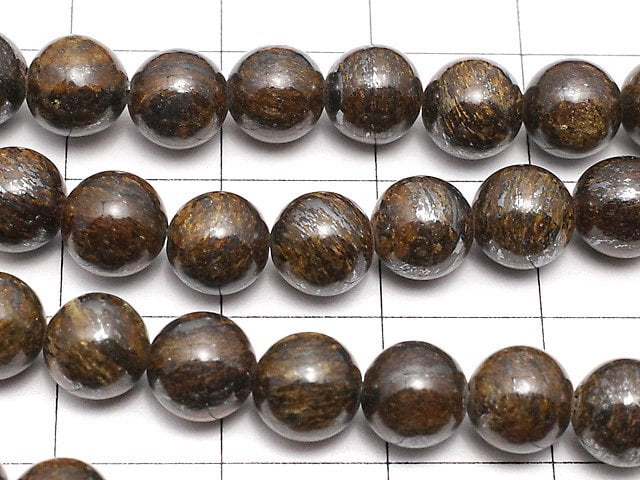 1strand $6.79! Bronzite Round 6mm 1strand beads (aprx.15inch/38cm)