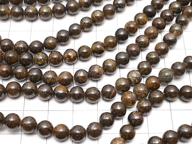 1strand $6.79! Bronzite Round 6mm 1strand beads (aprx.15inch/38cm)