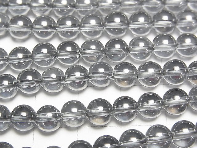 Silver Flash Crystal Quartz Round 6mm half or 1strand beads (aprx.15inch/38cm)