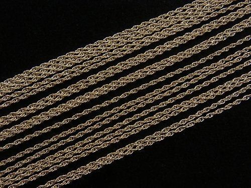 14KGF Rope Chain, 1.4mm, 10cm