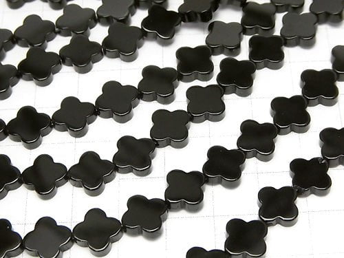 Onyx flower motif 10x10mm half or 1strand beads (aprx.15inch/37cm)