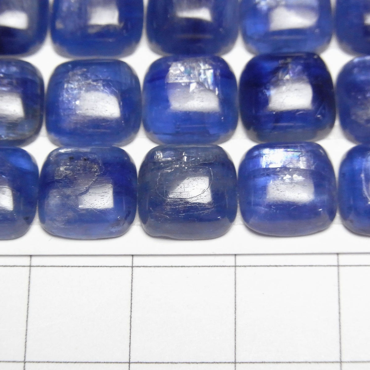 Kyanite AAA- Square Cabochon 9.5x9.5mm 1pc