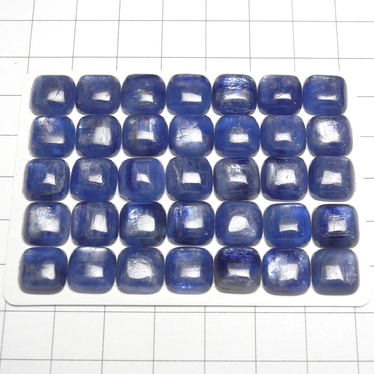 Kyanite AAA- Square Cabochon 9.5x9.5mm 1pc