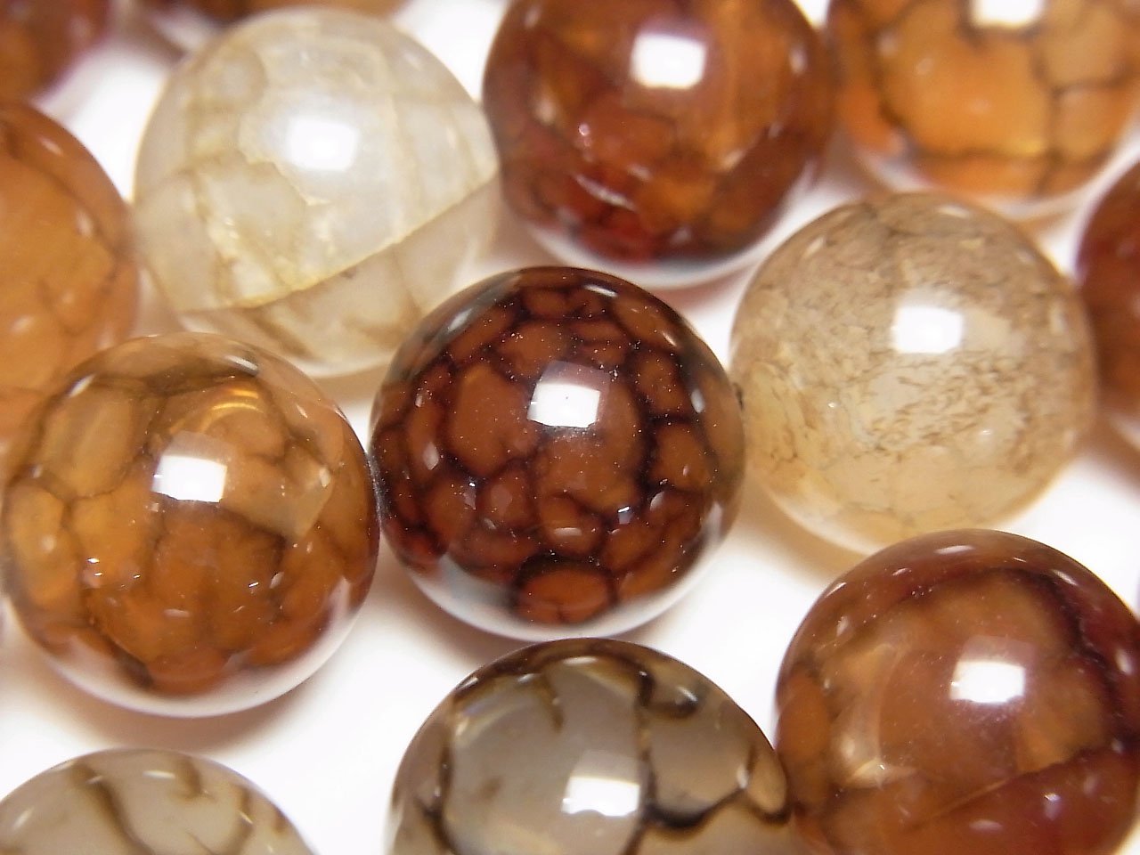Dragon Agate Round 12mm half or 1strand beads (aprx.15inch/36cm)