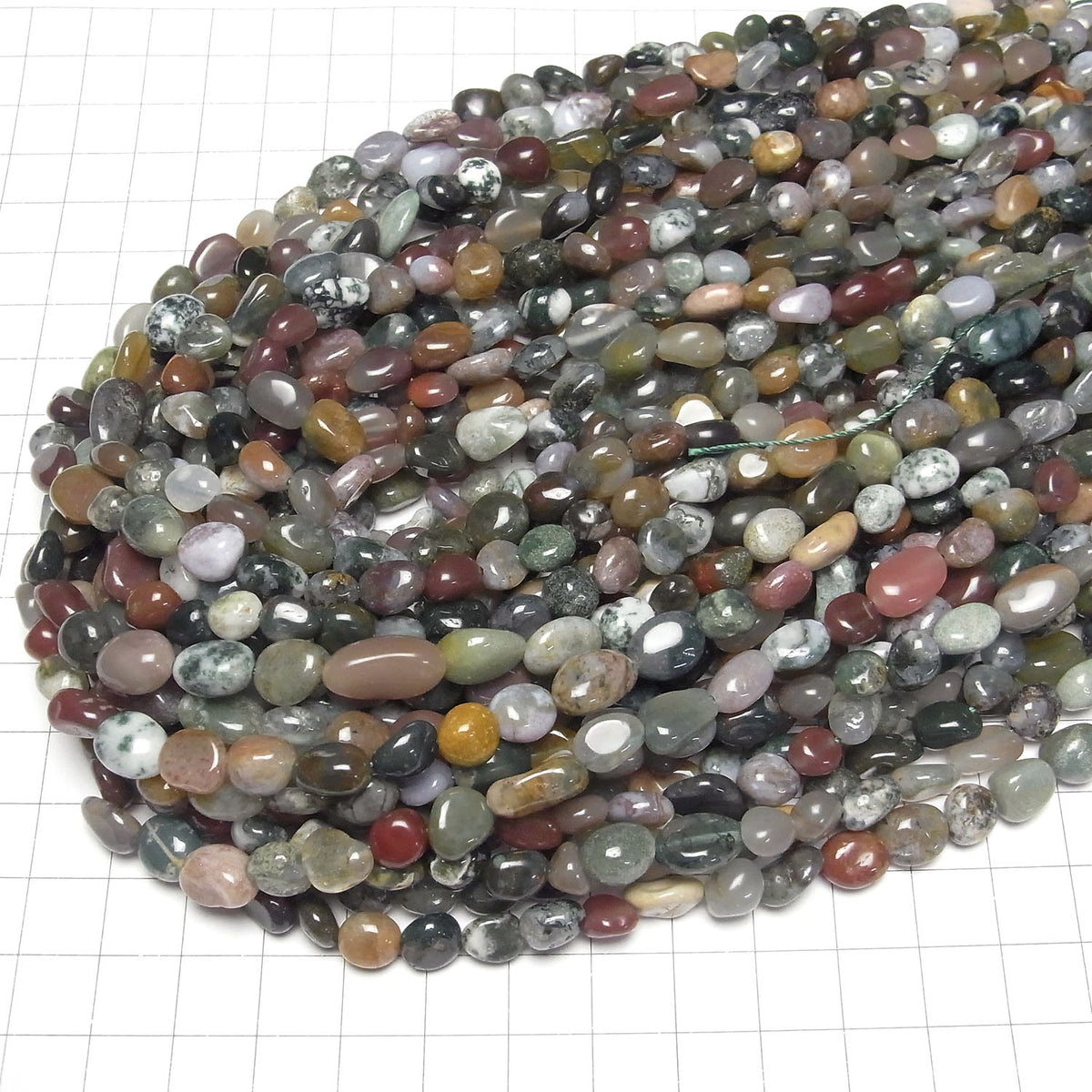 1strand $3.79! Indian Agate Small Size Nugget 1strand beads (aprx.15inch / 37cm)