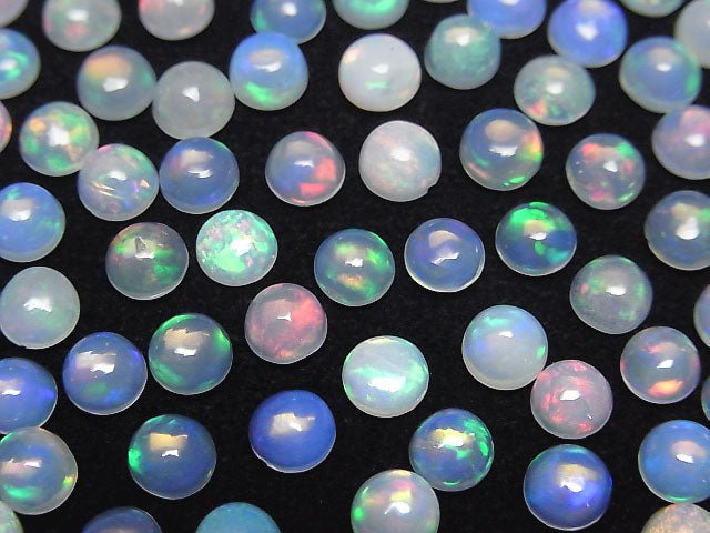 Hochwertiger äthiopischer Opal AAA runde Cabochon 5mm 10 Stück 26,99 $!