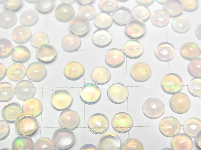 Hochwertiger äthiopischer Opal AAA runde Cabochon 5mm 10 Stück 26,99 $!