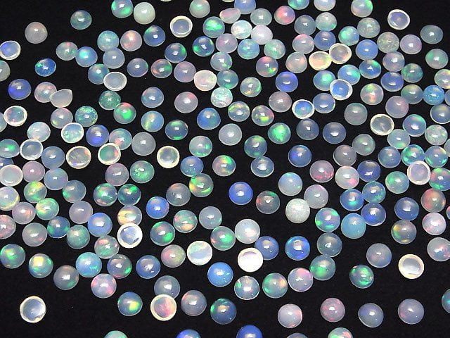 Hochwertiger äthiopischer Opal AAA runde Cabochon 5mm 10 Stück 26,99 $!