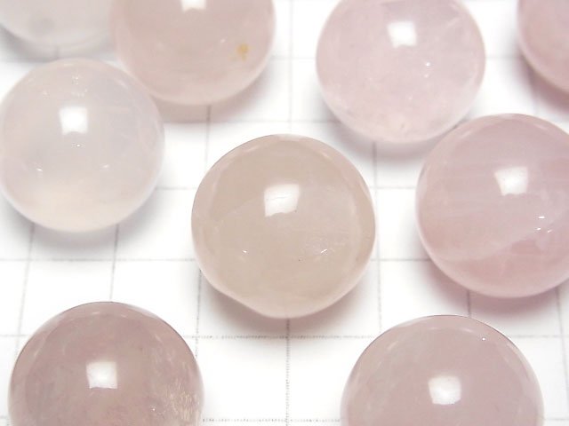 Rosenquarz AA++ Kugel, Rund 20mm 3 Stück $6.79!