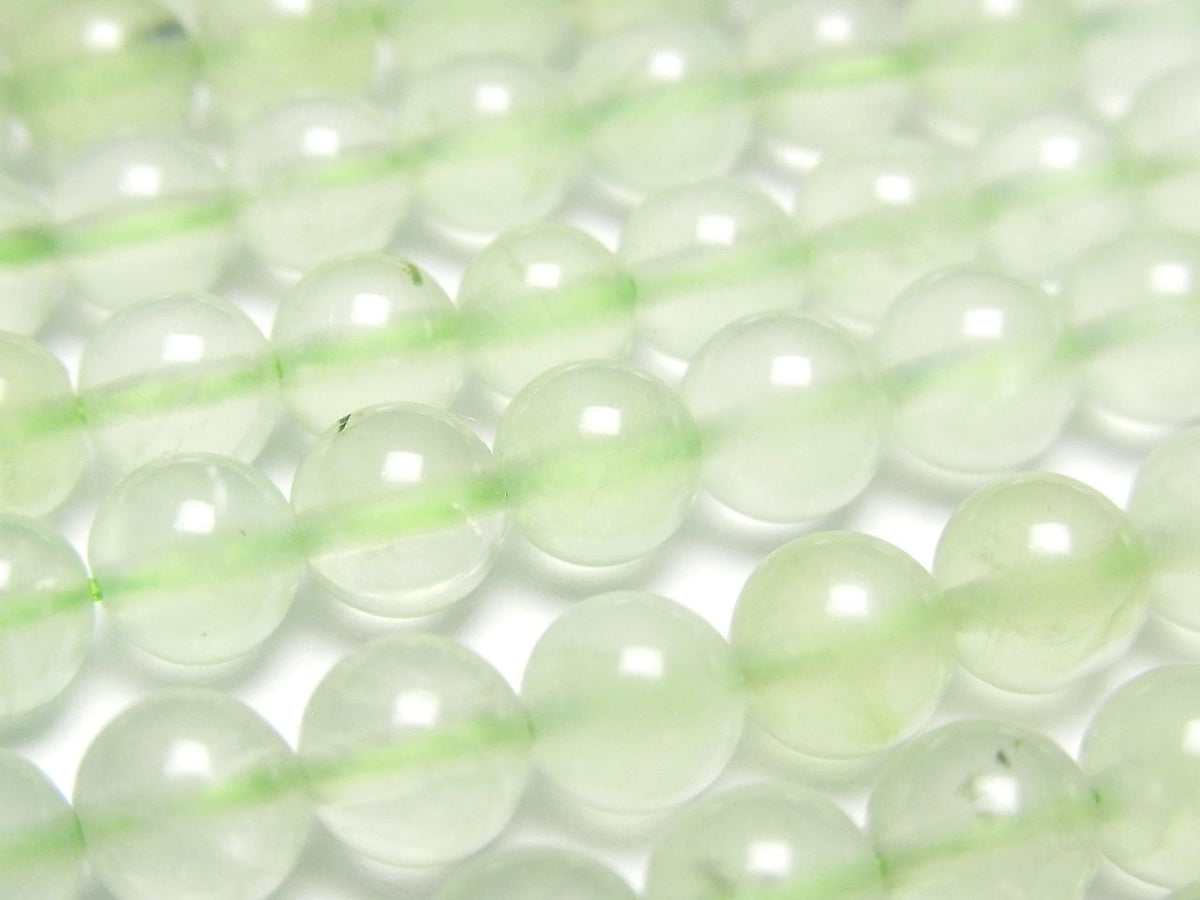 Prehnite AAA Rond 6 mm 1 fil de perles (environ 15 pouces/36 cm)
