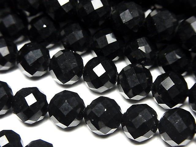 High Quality! Onyx AAA 64Faceted Round 8mm 1strand beads (aprx.15inch/37cm)