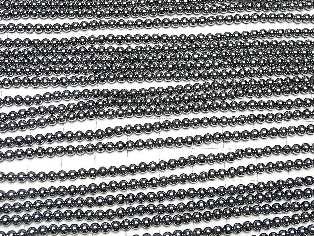 Terahertz Small Size Round 3mm 1strand beads (aprx.15inch/37cm)