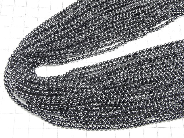 Terahertz Small Size Round 3mm 1strand beads (aprx.15inch/37cm)