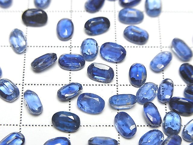 Hochwertiger Kyanit AAA Ungebohrt Oval Facettiert 6x4mm 5Stk 14,99 $!