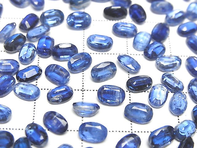 Hochwertiger Kyanit AAA Ungebohrt Oval Facettiert 6x4mm 5Stk 14,99 $!