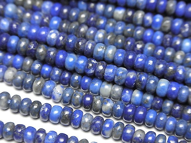 Lapislazuli AA Rondelle 4x4x2mm 1strang Perlen (ca. 15Zoll/36cm)