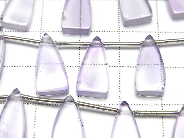 Helle Farbe Amethyst AAA- Tropfenform 16x8mm 1 Strang Perlen (8 Stück)