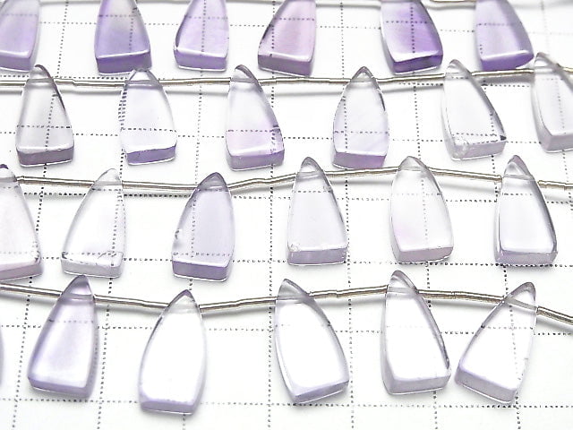 Helle Farbe Amethyst AAA- Tropfenform 16x8mm 1 Strang Perlen (8 Stück)