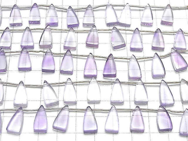Helle Farbe Amethyst AAA- Tropfenform 16x8mm 1 Strang Perlen (8 Stück)