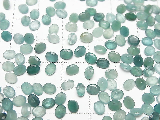 Grandidierit AA++ Lose Steine Oval Facettiert 5x4mm 5 Stück