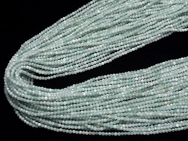 High Quality! Amazonite AA+ Faceted Round 2mm 1strand beads (aprx.15inch/38cm)