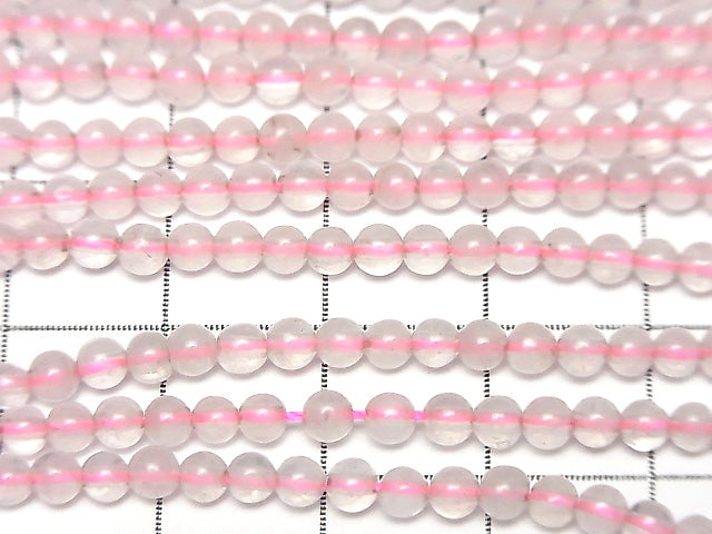 Rose Quartz Round 3mm 1strand beads (aprx.15inch/36cm)
