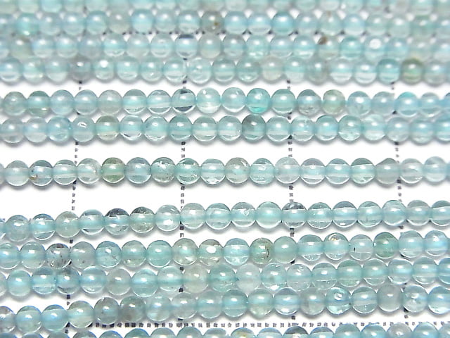 1strand $8.79! High quality Apatite AAA - AAA - Round 2 - 2.5 mm 1strand beads (aprx. 15 inch / 37 cm)