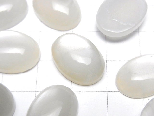 白月光石 AAA 橢圓蛋面 18x13mm 1顆