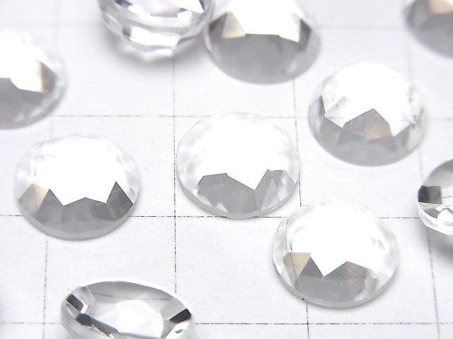 Kristall AAA Runde Rosen-Schliff 10x10mm 3 Stück
