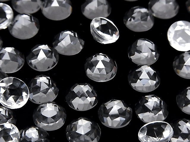 Kristall AAA Runde Rosen-Schliff 10x10mm 3 Stück