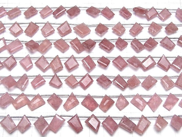 Hochwertiger Pink-Epidot AAA- Fantasieform Geschnitten 1strang Perlen (ca. 7 Zoll / 18 cm)