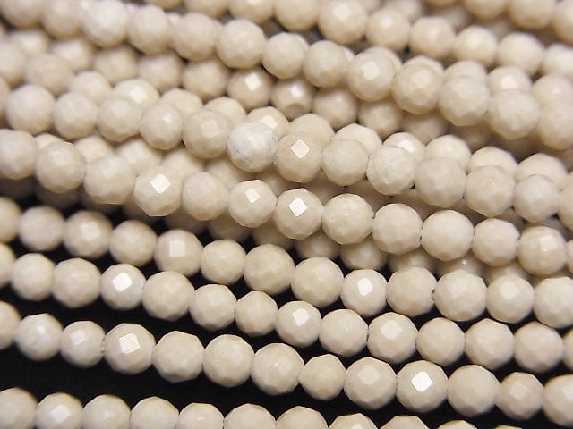 High Quality! 1strand $5.79! Riverstone Faceted Round 3mm 1strand beads (aprx.15inch/38cm)
