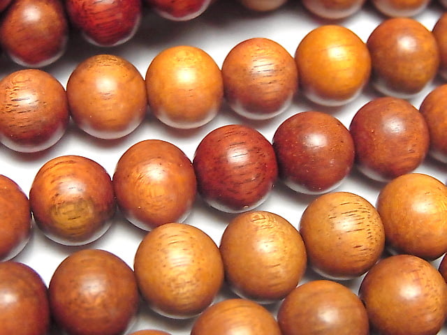 1strand $3.19! Redwood Semi Round 10mm 1strand beads (aprx.15inch / 38cm)