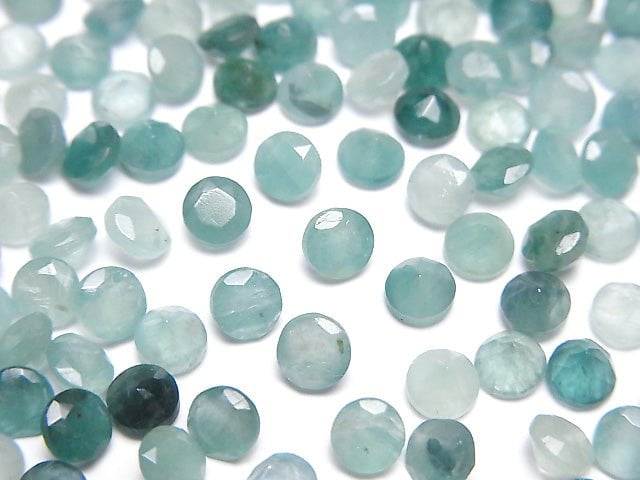 高品質格蘭迪迪埃石 AA++ 裸石 圓形刻面 4x4毫米 10顆
