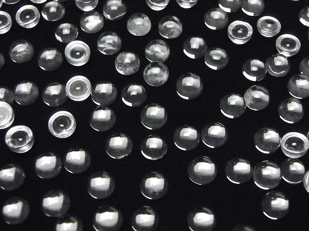 Kristall AAA Rund Cabochon 6x6mm 10Stück
