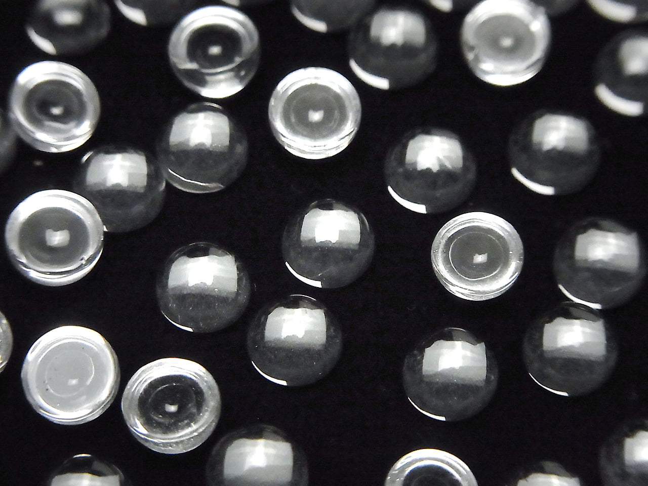 Kristall AAA Rund Cabochon 6x6mm 10Stück